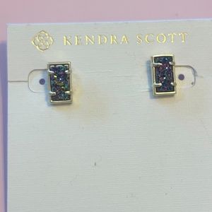 Kendra Scott Paola Stud in Multicolor Drusy
